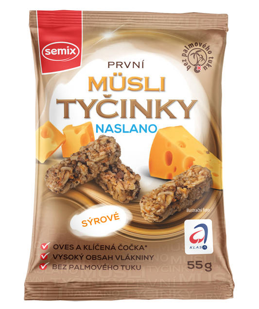 Semix Müsli tyčinky naslano Sýrové bez lepku