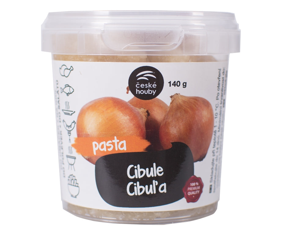 České houby Pasta cibule