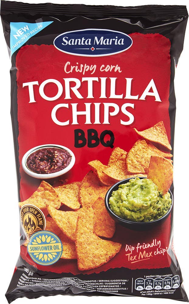 Santa Maria Tortilla chips BBQ