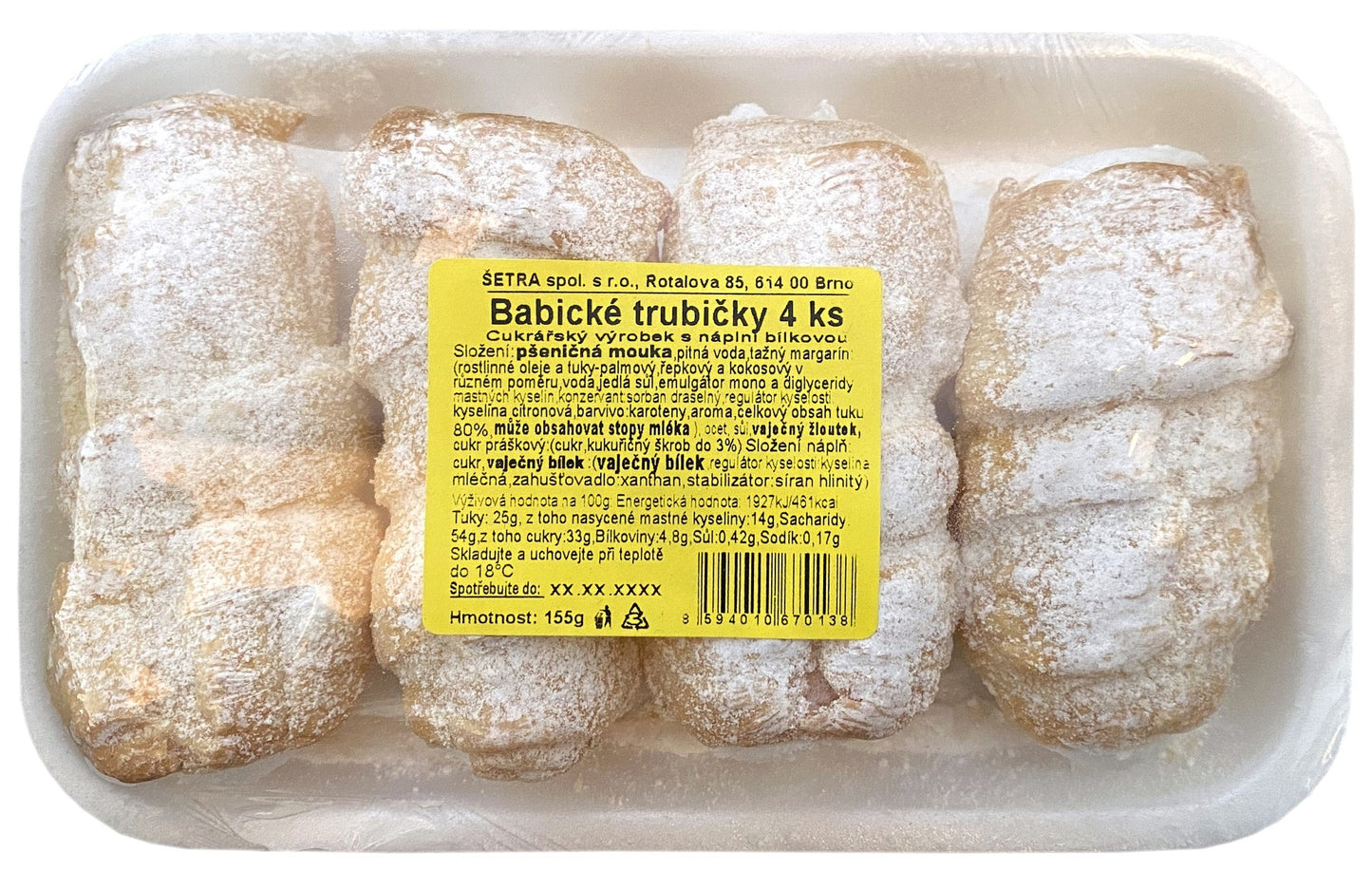 Šetra Babické Trubičky, 4ks
