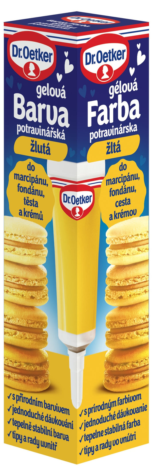 Dr. Oetker Barva potravinářská žlutá  gelová