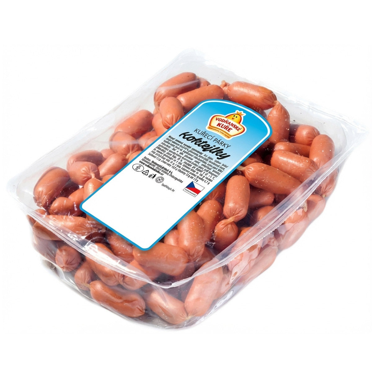 Vodňanská drůbež Kuřecí párky koktejlky