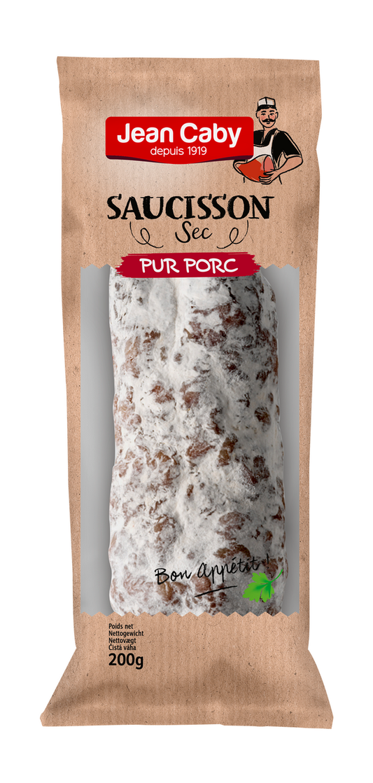 Jean Caby Le Saucisson Sec Pur Porc