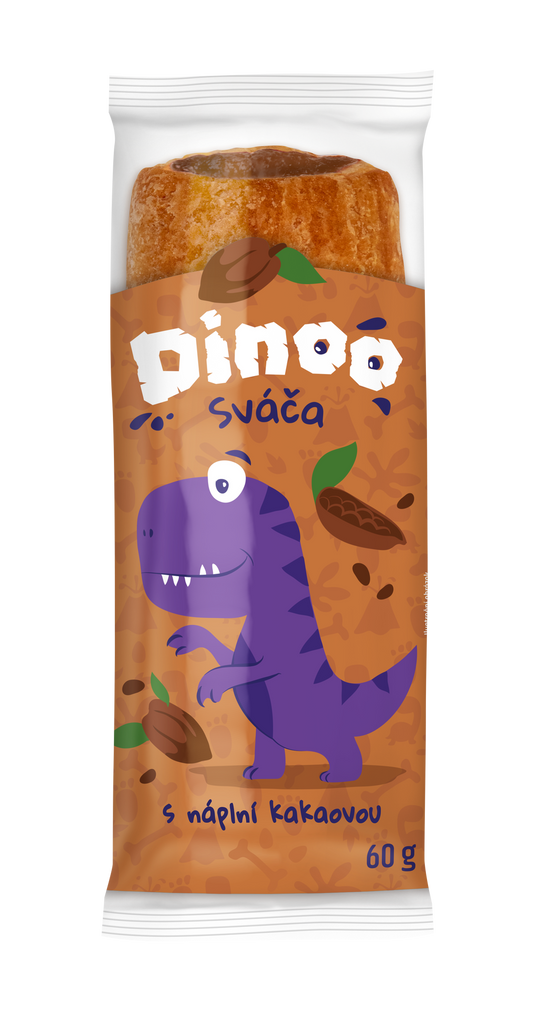 Dinoo sváča s náplní kakaovou