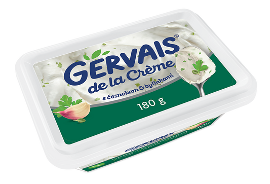 Gervais de la Créme s česnekem a pažitkou
