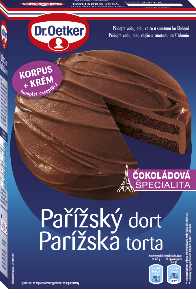 Dr. Oetker Pařížský dort