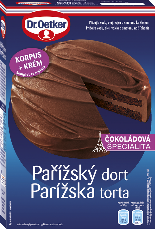Dr. Oetker Pařížský dort