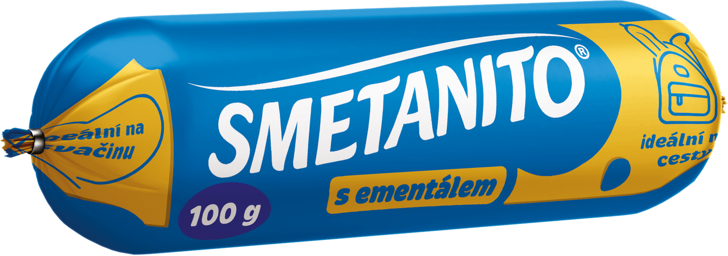 Smetanito Střívko s ementálem tavený sýr