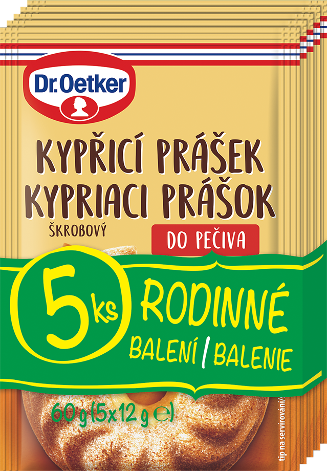 Dr. Oetker Kypřicí prášek do pečiva 5ks