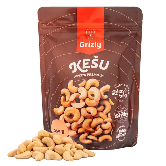 GRIZLY Kešu ořechy ww320 premium
