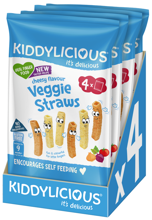 Kiddylicious Tyčinky se sýrovou příchutí multipack 4x12g