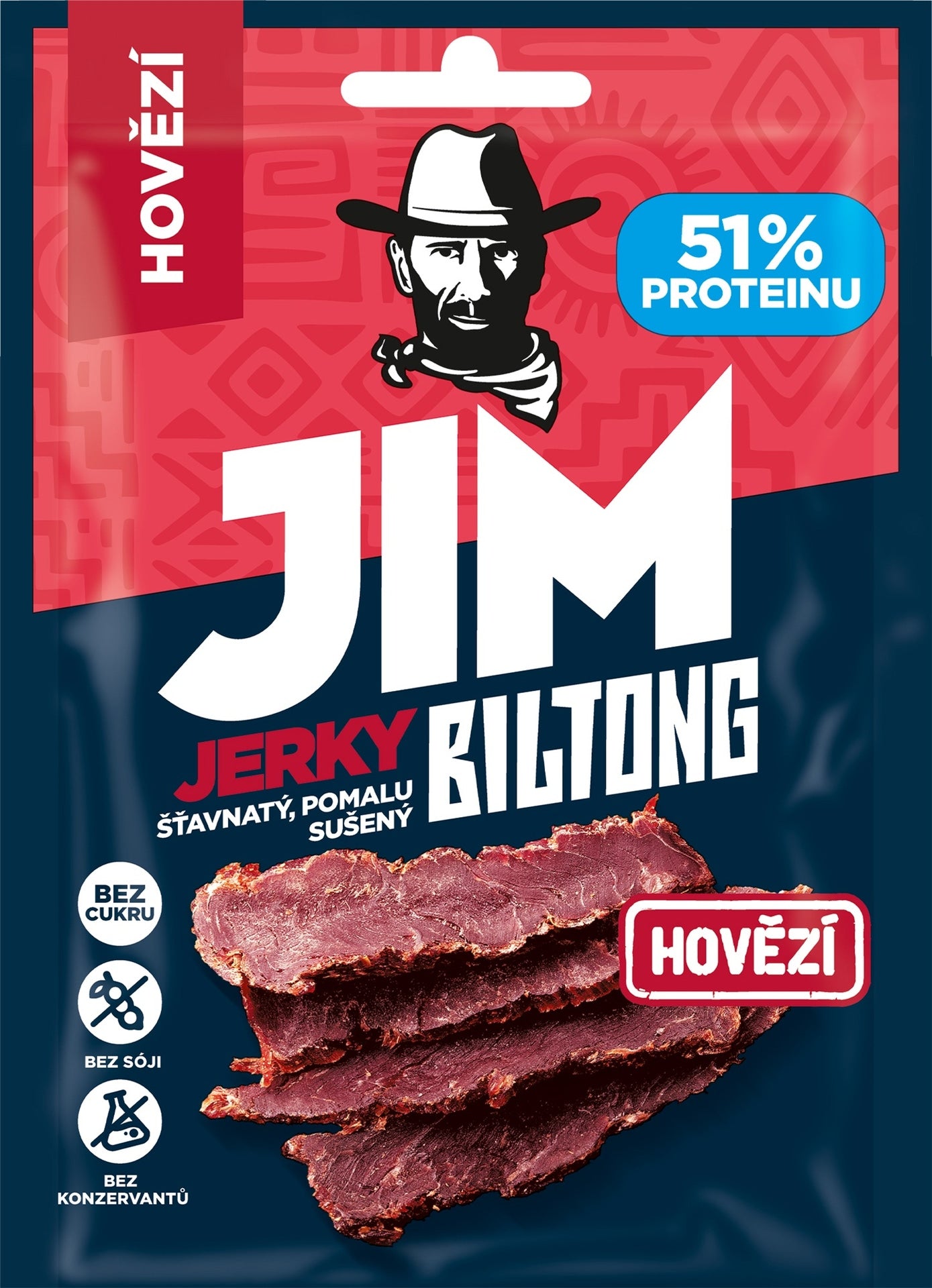Jim Jerky Biltong hovězí