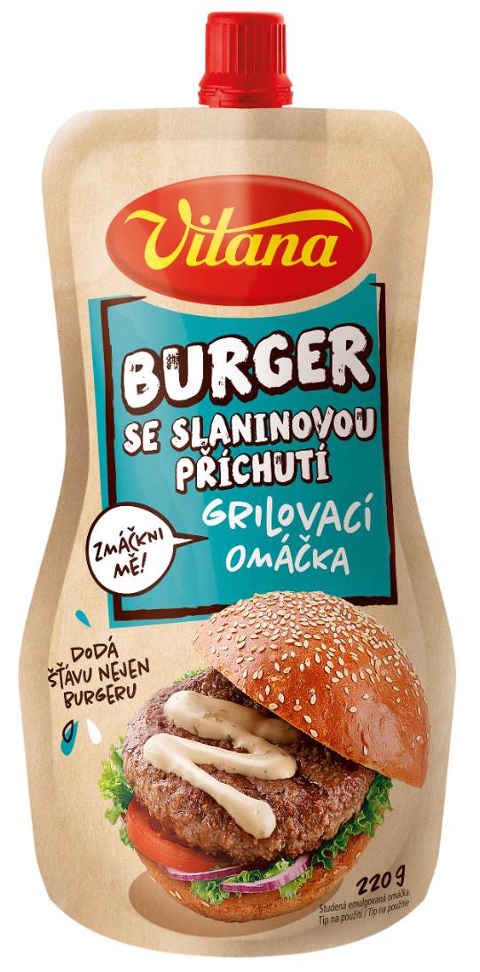 Vitana Omáčka Slanina Burger