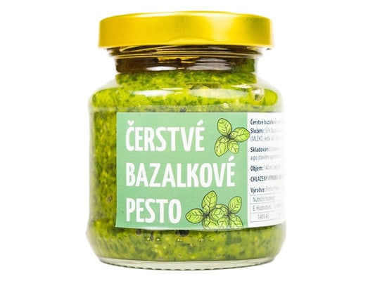 Dobroty s příběhem Naše Bazalkové pesto