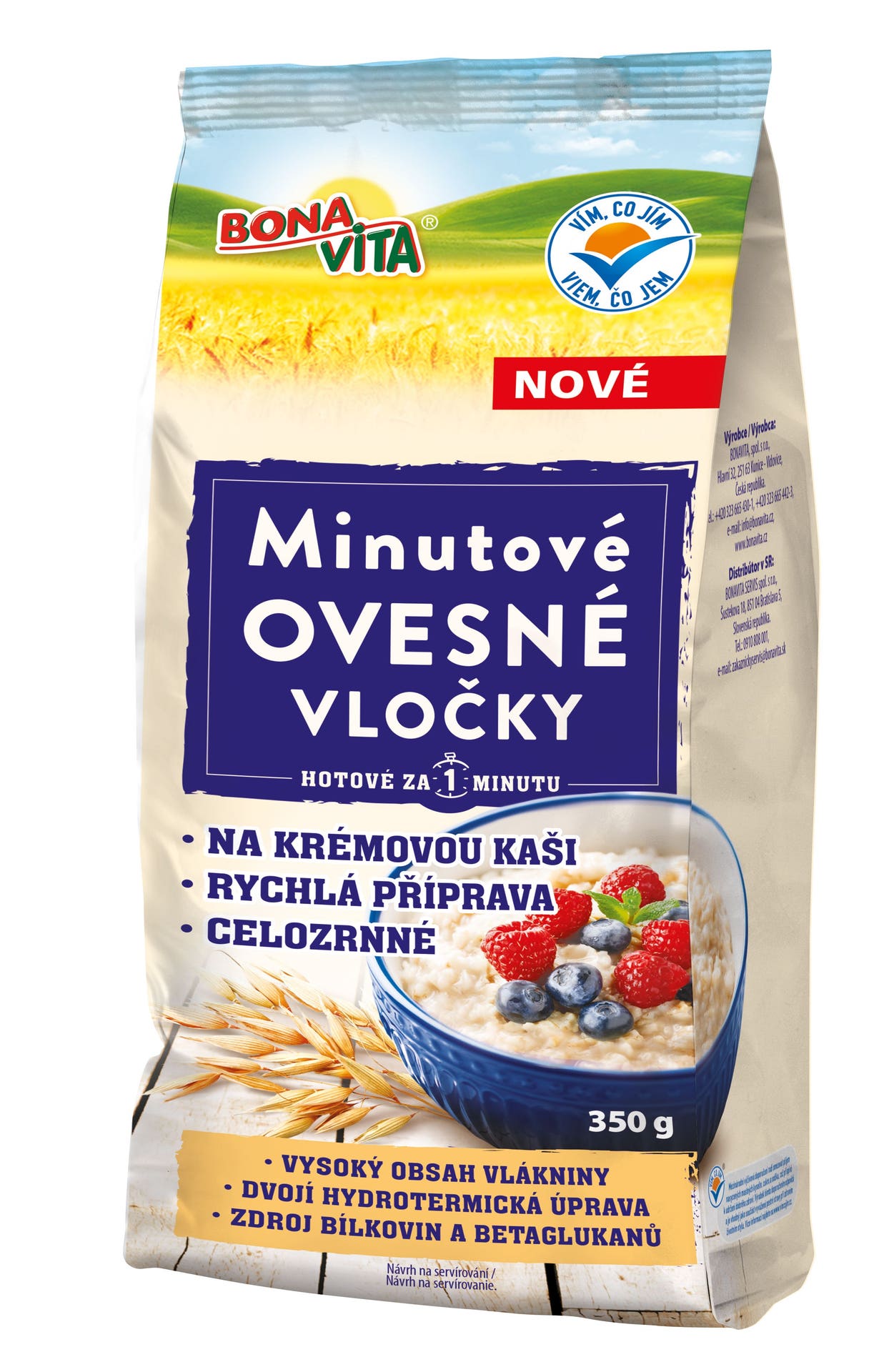 Bonavita Minutové ovesné vločky