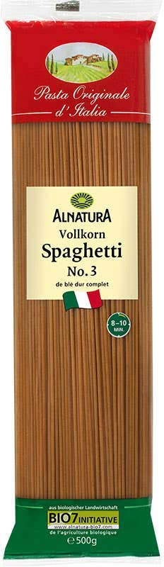 ALNATURA BIO Celozrnné špagety