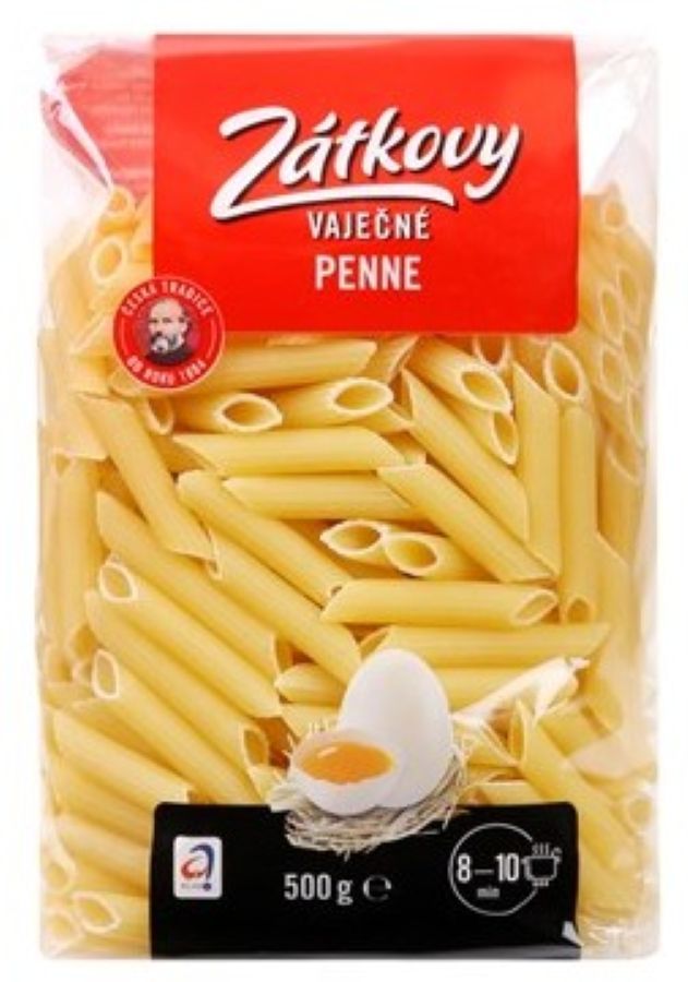 Zátkovy vaječné těstoviny Penne