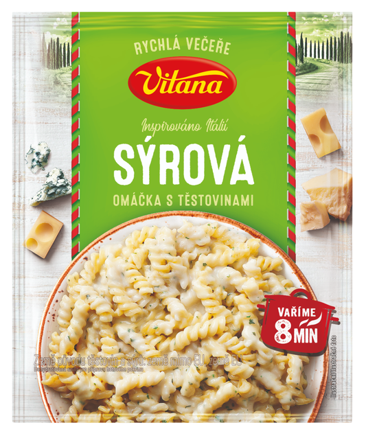 Vitana Sýrová omáčka s těstovinami