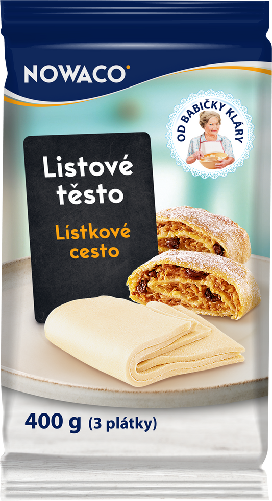 Nowaco Listové těsto 3 plátky NOWACO