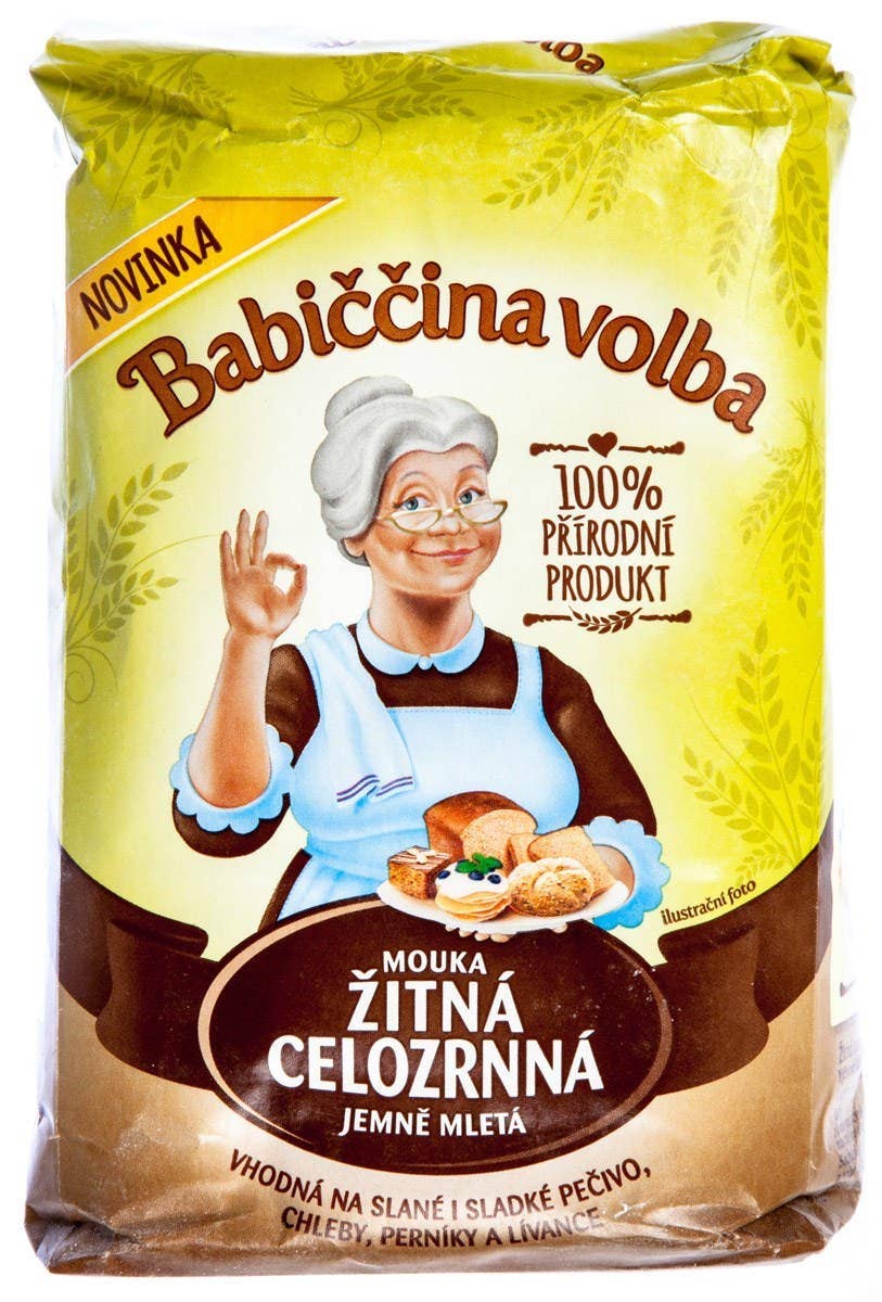 Babiččina Volba Žitná celozrnná