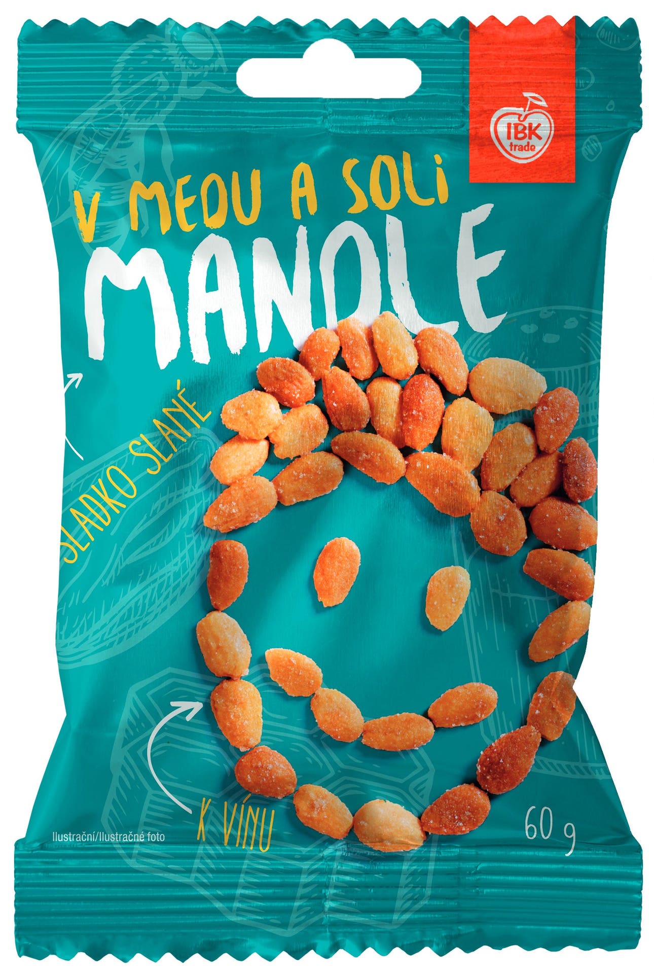 IBK trade Mandle půlky v medu a soli