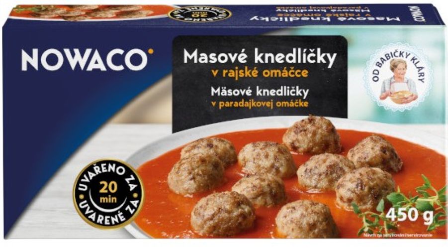 Nowaco Masové knedlíčky v rajské omáčce Nowaco