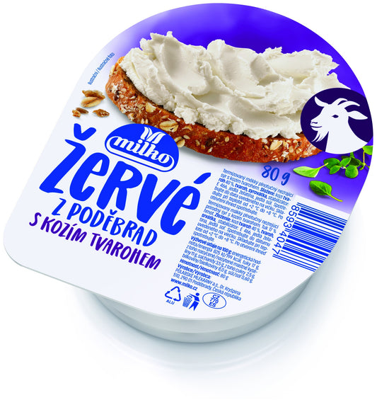 Milko Žervé s kozím tvarohem