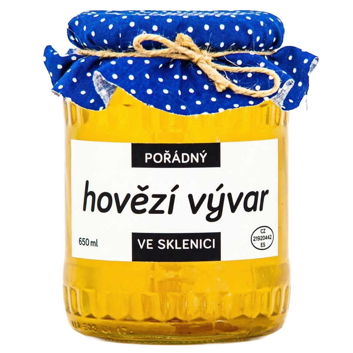 Pořádně ve sklenici Hovězí vývar