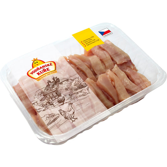 Vodňanské Kuře Kuřecí nudličky ze stehenních řízků