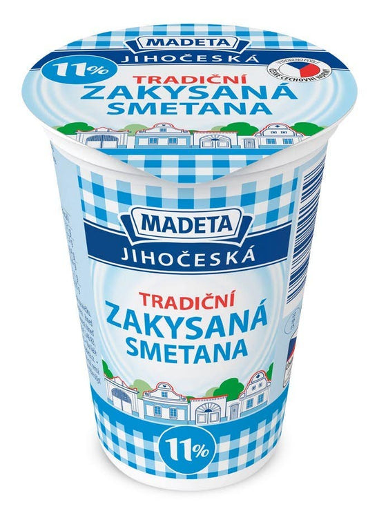 Madeta Jihočeská zakysaná smetana 11%