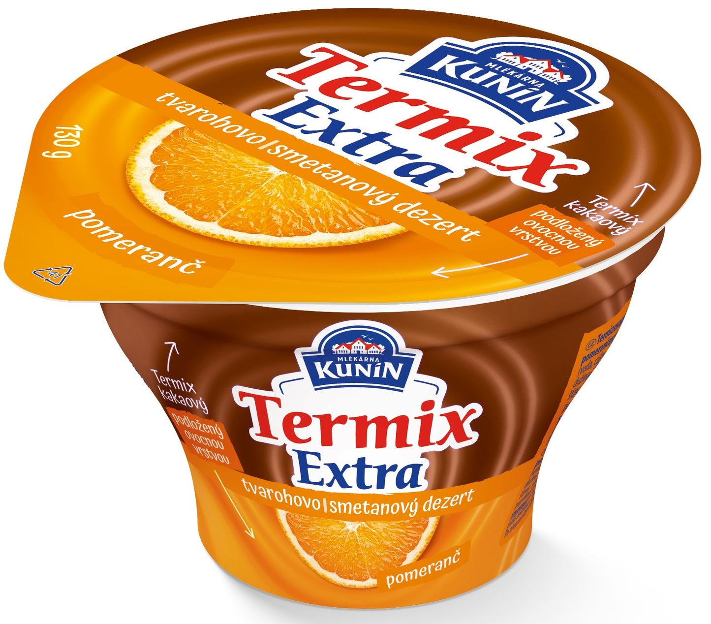 Mlékárna Kunín Termix Extra pomeranč